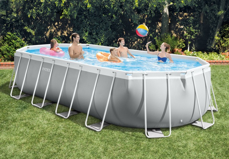 Каркасный бассейн INTEX 26798, размер 6.10 x 3.05 x 1.22 м