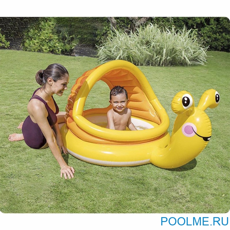 Детский бассейн INTEX "Улитка" 145 x 102 x 74 см, артикул 57124