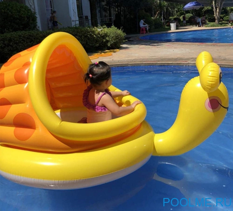 Детский бассейн INTEX "Улитка" 145 x 102 x 74 см, артикул 57124