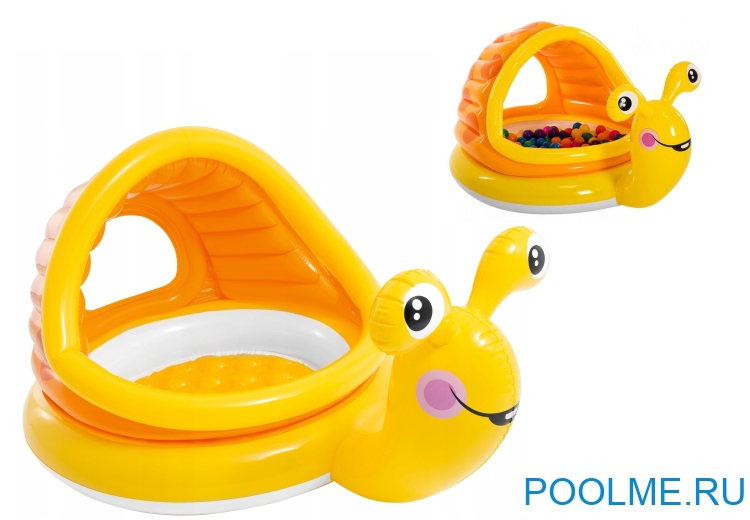 Детский бассейн INTEX "Улитка" 145 x 102 x 74 см, артикул 57124
