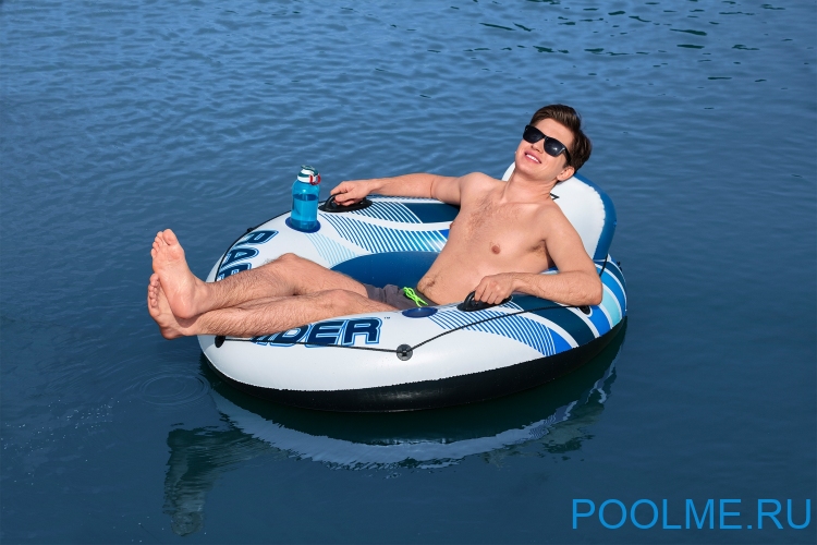 Надувной круг-кресло Bestway "Rapid Rider" 135 см, артикул 43116 Надувной круг-кресло Bestway "Rapid Rider" 135 см, артикул 43116