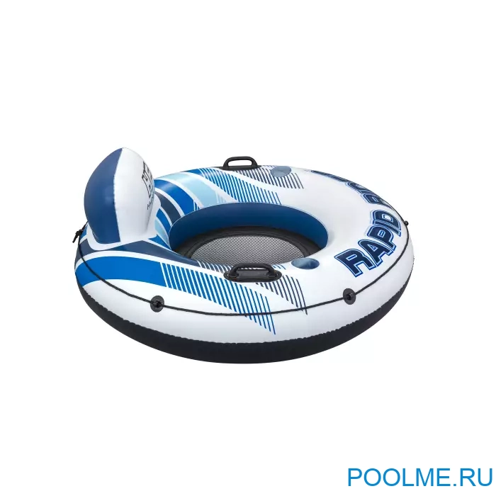 Надувной круг-кресло Bestway "Rapid Rider" 135 см, артикул 43116 Надувной круг-кресло Bestway "Rapid Rider" 135 см, артикул 43116