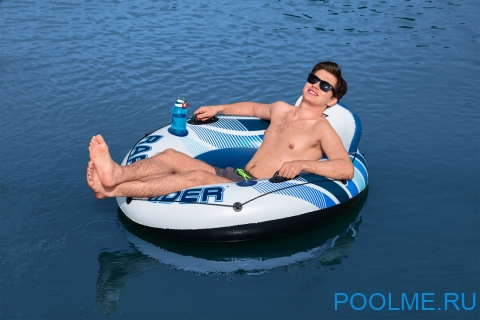 Надувной круг-кресло Bestway &quot;Rapid Rider&quot; 135 см, артикул 43116 Надувной круг-кресло Bestway "Rapid Rider" 135 см, артикул 43116