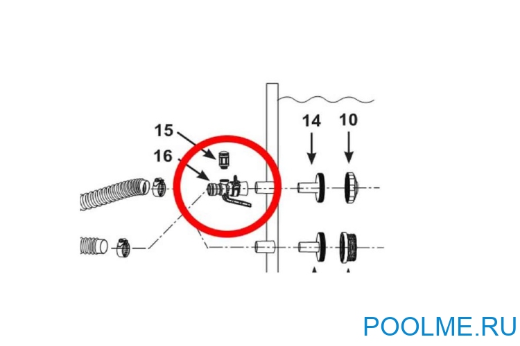 Воздушный адаптер INTEX для бассейна, артикул 12368 Воздушный адаптер INTEX для бассейна, артикул 12368