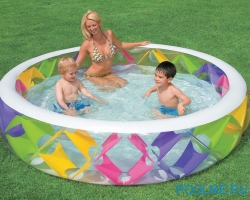 Детский бассейн INTEX "Цветной" 229 x 56 см, артикул 56494 Детский бассейн INTEX "Цветной" 229 x 56 см, артикул 56494