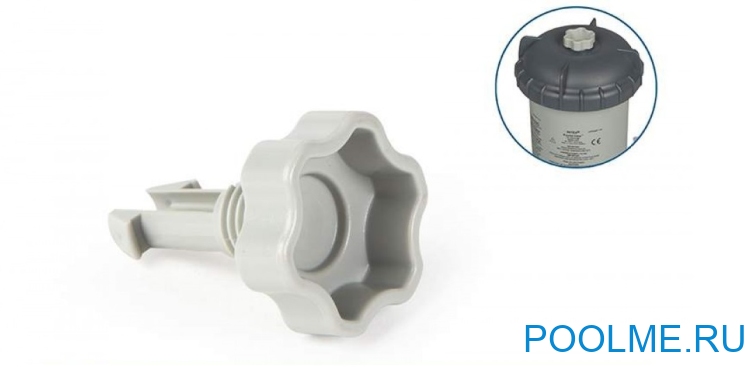 Выпускной клапан INTEX для фильтр-насосов, артикул 10460 Выпускной клапан INTEX для фильтр-насосов, артикул 10460