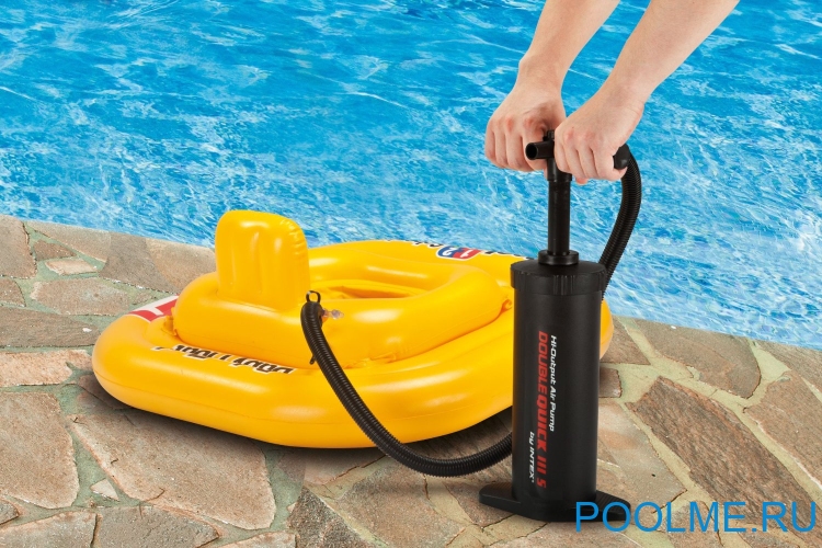 Насос ручной INTEX "Double Quick III S" 4 л/37 см, артикул 68605