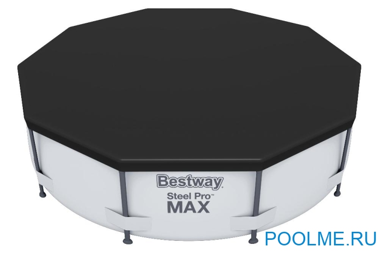 Тент для каркасных бассейнов и с надувным бортом Fast Set 366см, артикул 58037 Тент для каркасных бассейнов и с надувным бортом Fast Set 366см, артикул 58037