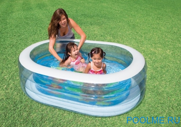 Детский бассейн INTEX «Пираты» 163 x 107 x 46 см, артикул 57482