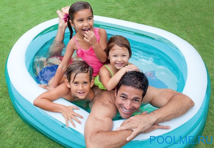 Детский бассейн INTEX «Пираты» 163 x 107 x 46 см, артикул 57482