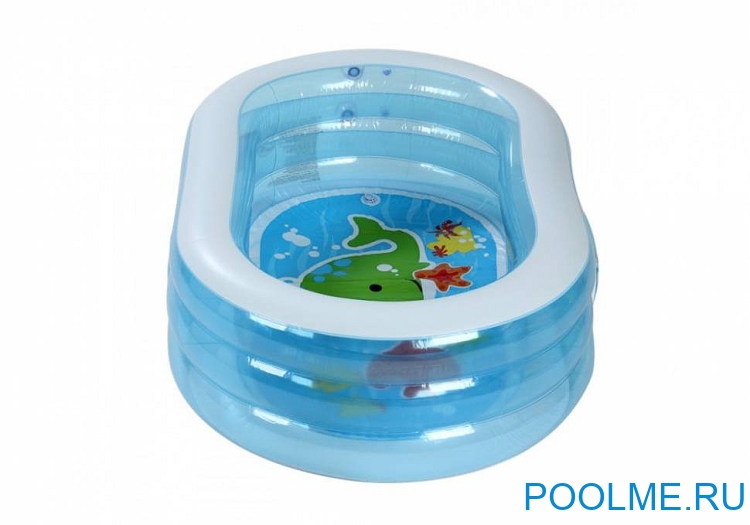 Детский бассейн INTEX «Пираты» 163 x 107 x 46 см, артикул 57482