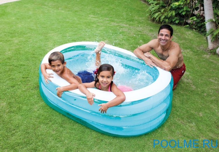 Детский бассейн INTEX «Пираты» 163 x 107 x 46 см, артикул 57482