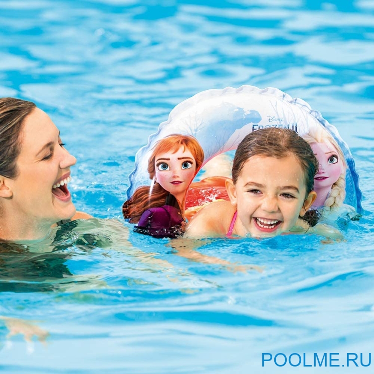 Надувной круг для плавания INTEX «Холодное сердце», артикул 56201 Надувной круг для плавания INTEX «Холодное сердце», артикул 56201