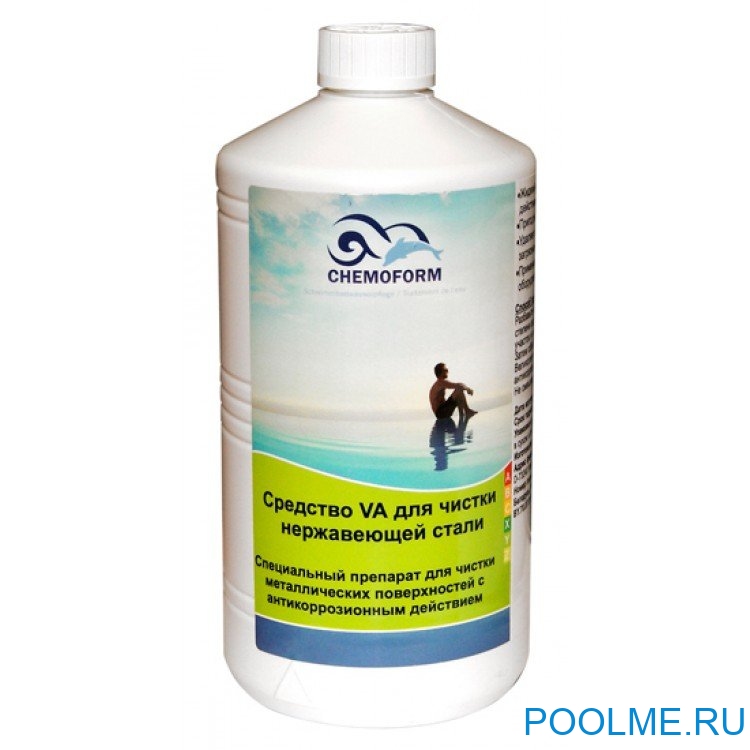 Средство Chemoform VA для чистки нержавеющей стали 1 л, артикул 1017001 Средство Chemoform VA для чистки нержавеющей стали 1 л, артикул 1017001