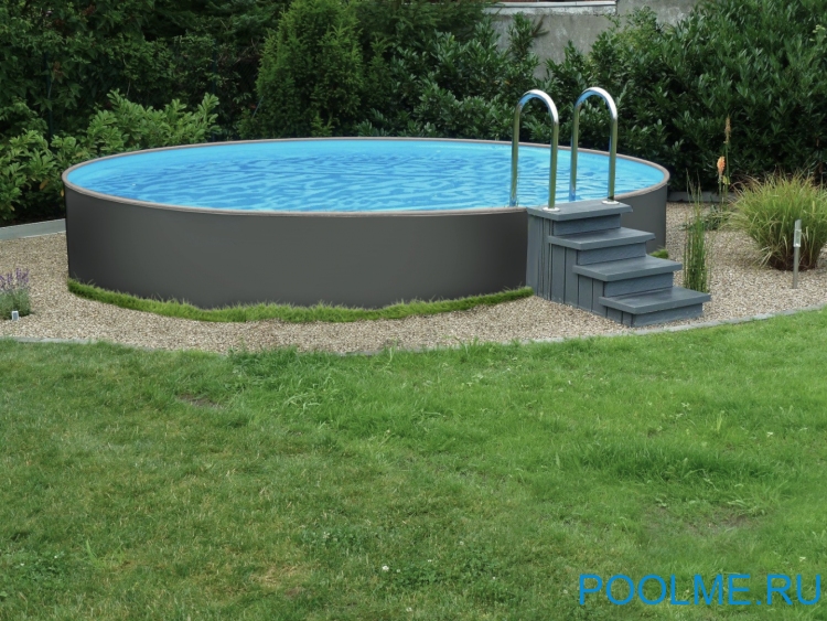 Глубокий каркасный бассейн Гигабасс 4.5 х 1.5 м для дачи