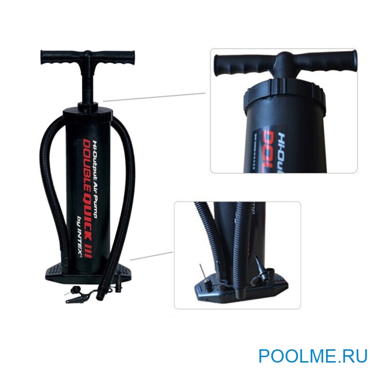 Насос ручной INTEX "Double Quick III" 5 л/48 см, артикул 68615