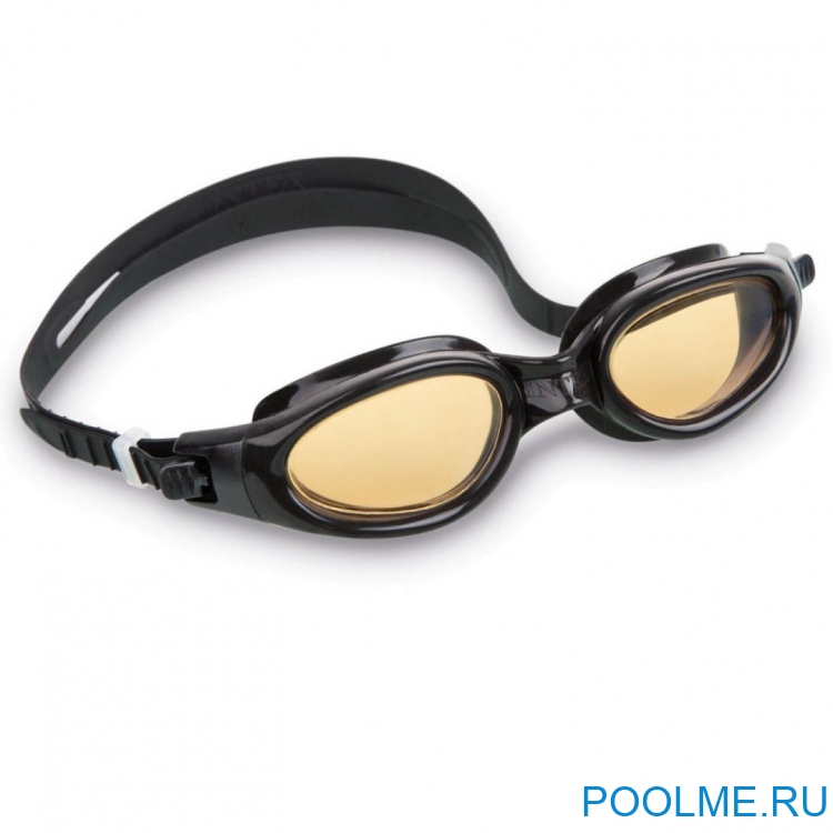 Очки для плавания INTEX "Мастер про", жёлтые линзы, артикул 55692-Y Очки для плавания INTEX "Мастер про", жёлтые линзы, артикул 55692-Y