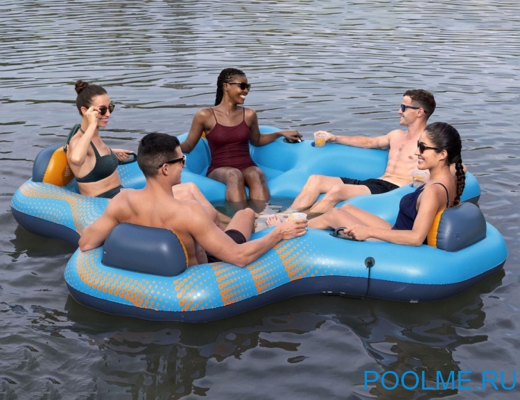 Надувной остров Bestway на 5 человека 300 x 275 см Надувной остров Bestway на 5 человека 300 x 275 см