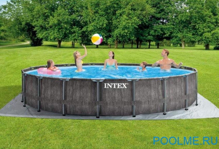 Каркасный бассейн INTEX 26744, размер 5.49 x 1.22 м Каркасный бассейн INTEX 26744, размер 5.49 x 1.22 м