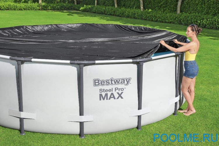 Тент Bestway для каркасного бассейна 4.27 м, артикул 58248 Тент Bestway для каркасного бассейна 4.27 м, артикул 58248