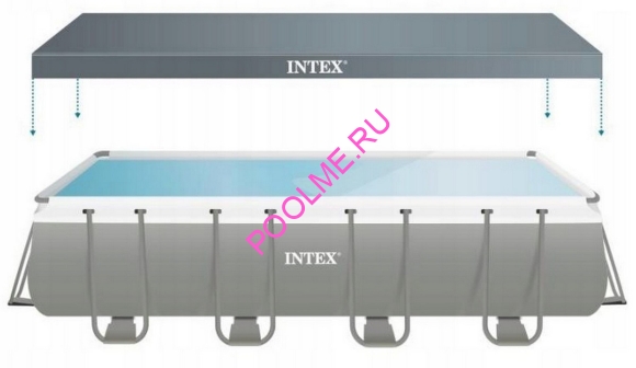 Тент INTEX для каркасного бассейна 5.49 х 2.74 м, арт. 10756