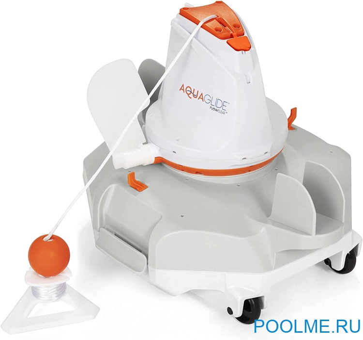 Робот-пылесос Bestway AquaGlide беспроводной, артикул 58620 Робот-пылесос Bestway AquaGlide беспроводной, артикул 58620