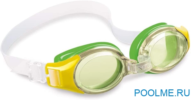 Очки для плавания INTEX "Junior" желтые, артикул 55601-G