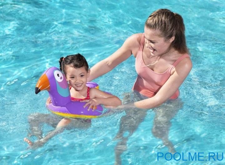 Надувной круг Bestway "Какаду" разъемный, артикул 36112-K Надувной круг Bestway "Какаду" разъемный, артикул 36112-K