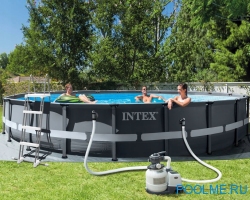 Каркасный бассейн INTEX 26334, размер 6.10 x 1.22 м