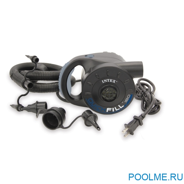 Насос электрический INTEX "Quick-Fill" 220В/12В с аккумулятором, артикул 66622 Насос электрический INTEX "Quick-Fill" 220В/12В с аккумулятором, артикул 66622