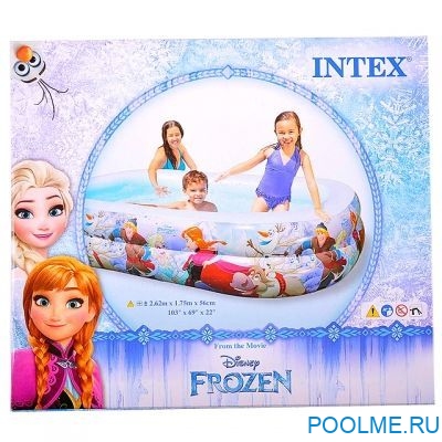 Надувной детский бассейн INTEX &quot;Холодное сердце&quot; 262 x 175 x 56 см, артикул 58469