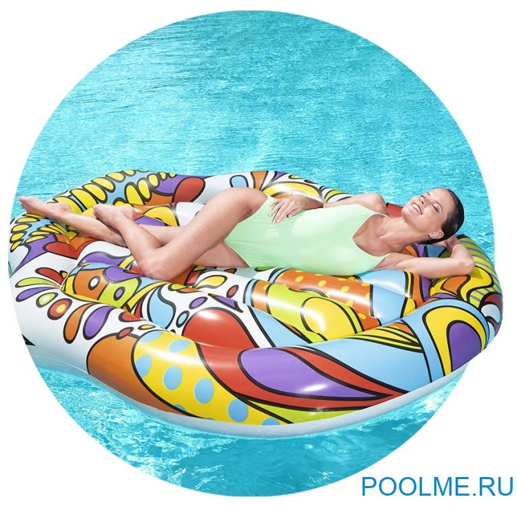 Матрас Bestway &quot;Череп&quot; 193 x 141 см, артикул 43194