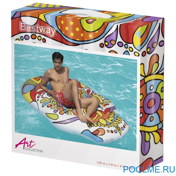 Матрас Bestway &quot;Череп&quot; 193 x 141 см, артикул 43194