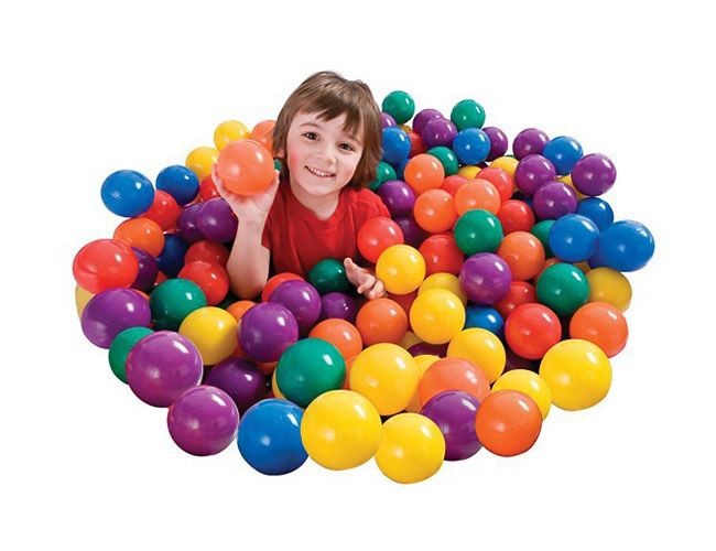 Пластиковые мячи INTEX для игр 8 см, артикул 49600