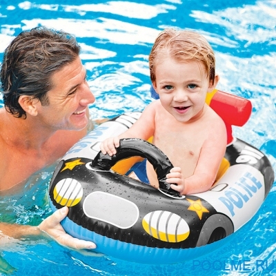 Надувной круг-ходунки INTEX "Полицейская машина", артикул 59586-P Надувной круг-ходунки INTEX "Полицейская машина", артикул 59586-P