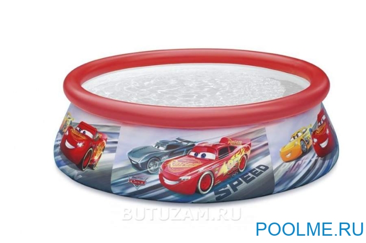 Надувной детский бассейн INTEX "Тачки" 183 x 51 см, артикул 28103 Надувной детский бассейн INTEX "Тачки" 183 x 51 см, артикул 28103