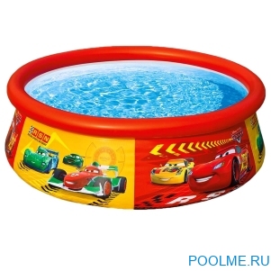 Надувной детский бассейн INTEX "Тачки" 183 x 51 см, артикул 28103
