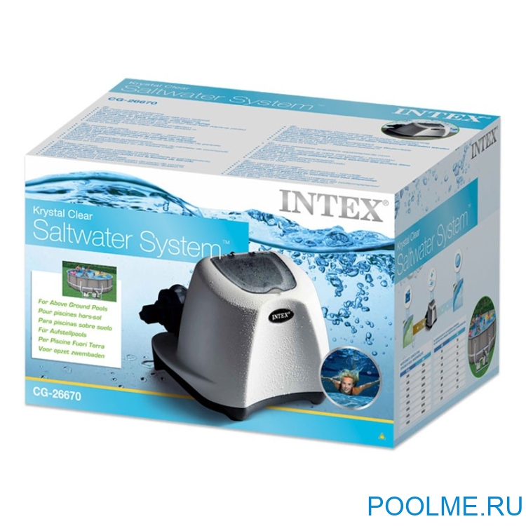 Хлоргенератор INTEX 26670 для фильтра от 2650 до 11355 л/час