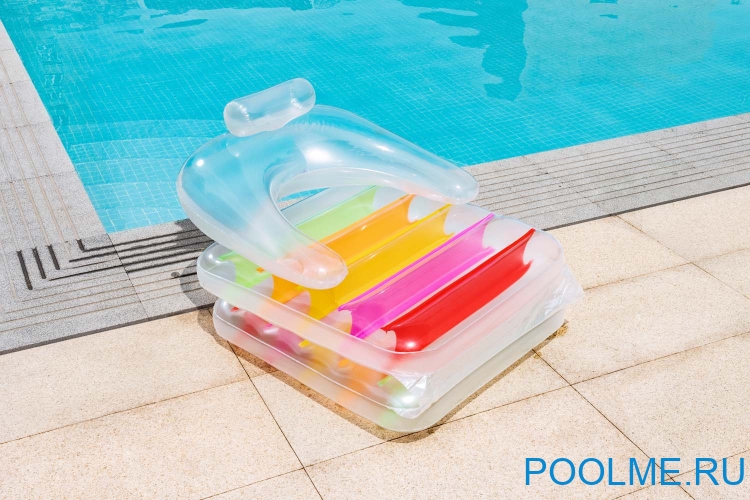 Матрас Bestway Summer Colors со спинкой + складная секция для ног 201 x 89 см, артикул 43023