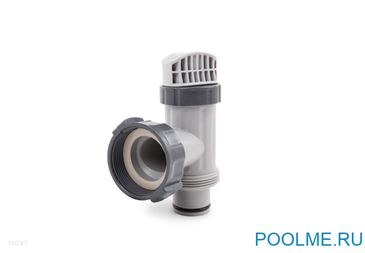 Запорный плунжерный клапан 38 мм INTEX, артикул 10747 Запорный плунжерный клапан 38 мм INTEX, артикул 10747