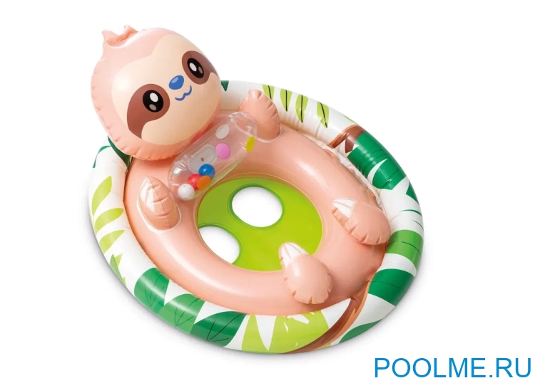 Надувной круг INTEX See-Me-Sit Rider Ленивец 71 x 58 см, артикул 59570-L