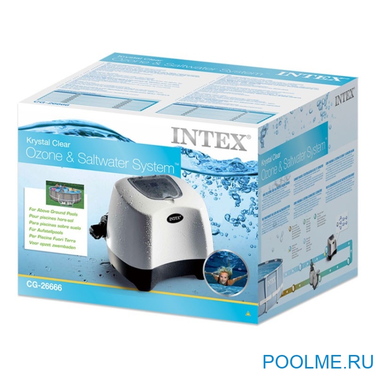 Хлоргенератор озонатор INTEX 26666 для фильтра от 5678 до 15140 л/час