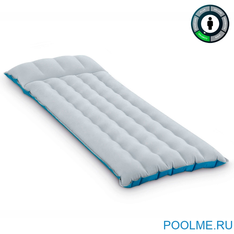 Матрас INTEX надувной 72 x 189 x 20 см, без насоса, артикул 67998