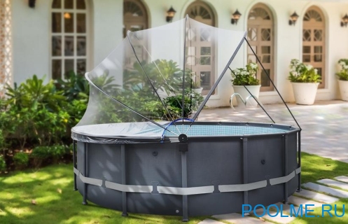 Круглый купол Pool tent материал ПВХ - 200 мкм - Оксфорд, Ø 3.05 метра, артикул PT305