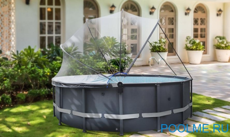 Круглый купол Pool tent материал ПВХ - 200 мкм - Оксфорд, Ø 3.05 метра, артикул PT305