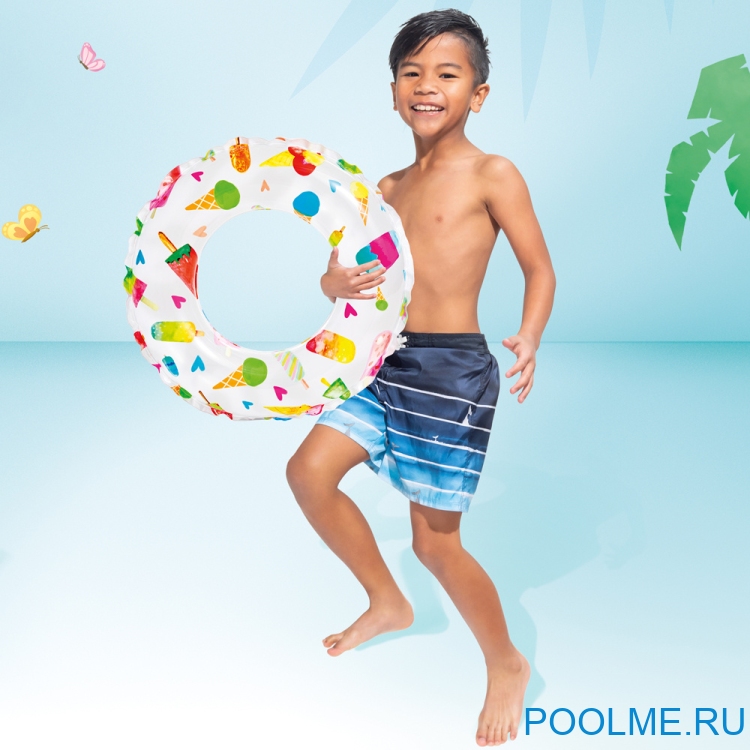 Надувной круг INTEX "Мороженое" 51 см, артикул 59230-C