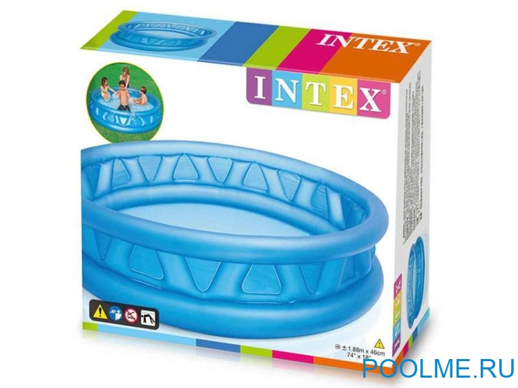 Надувной детский бассейн INTEX 188 x 46 см, артикул 58431 Надувной детский бассейн INTEX 188 x 46 см, артикул 58431