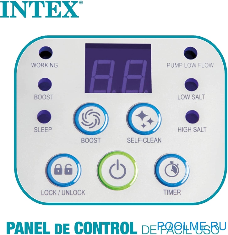 Хлоргенератор INTEX 26664 для фильтра от 1136 до 3785 л/час