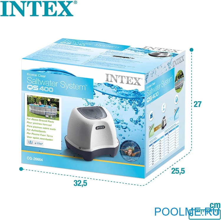 Хлоргенератор INTEX 26664 для фильтра от 1136 до 3785 л/час