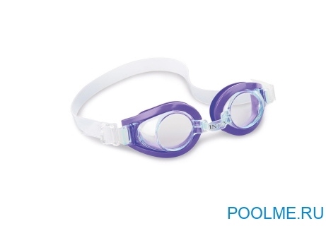 Очки для плавания INTEX "Play" сиреневые, артикул 55602 Очки для плавания INTEX "Play" сиреневые, артикул 55602